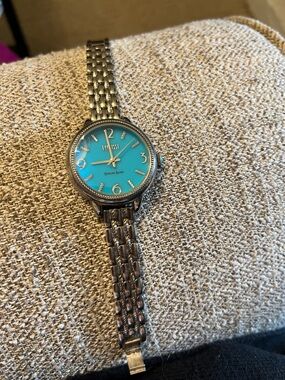 Ecclissi Sterling and Turquoise Watch